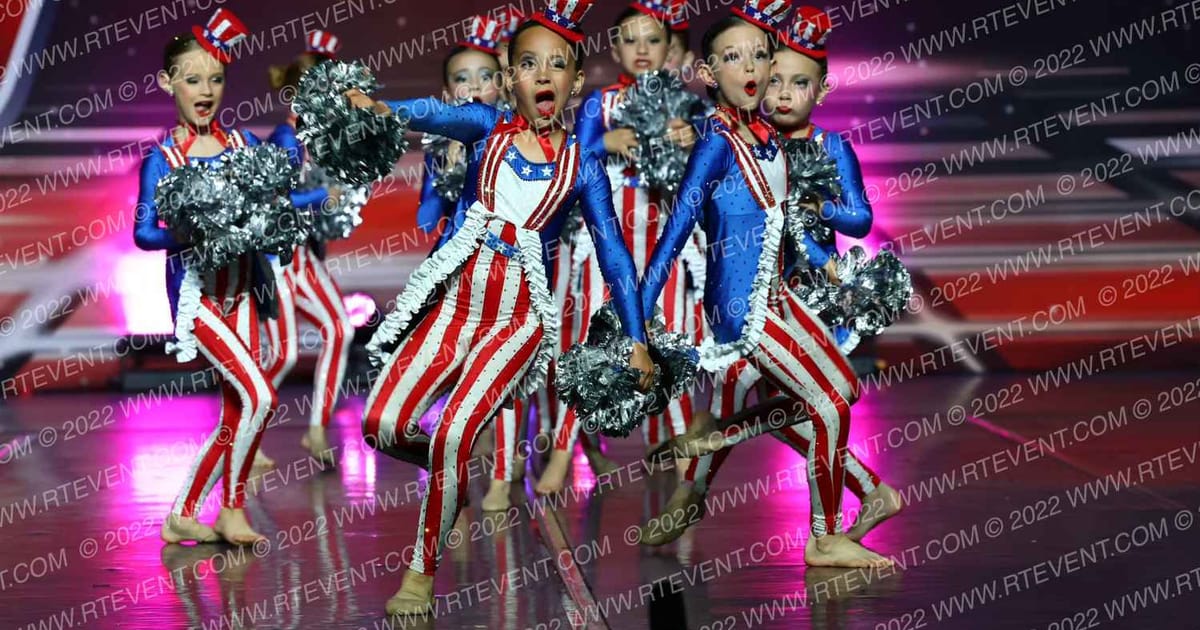Dance Dynamics Tiny Elite Small Pom - Uncle Sam · Just Dance Houston Grand Nationals