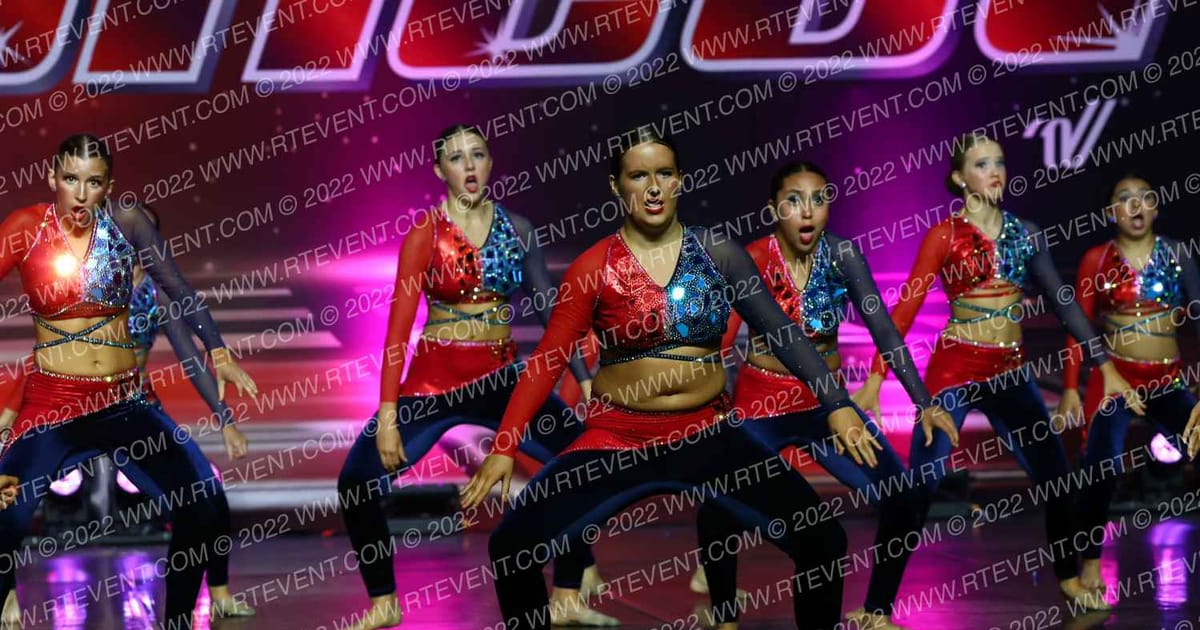 Dance Dynamics Youth Elite Pink Large Variety - Fire & Ice · Just Dance Houston Grand Nationals