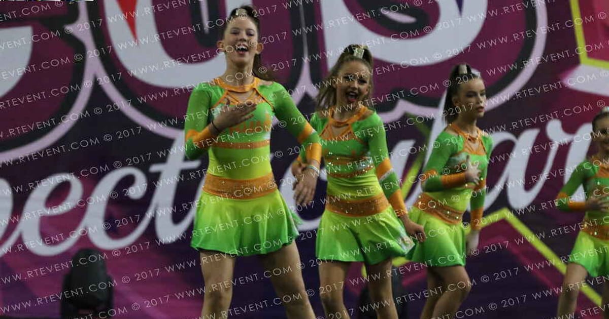 Hartlepool Hawks Cheerleading Academy Heat · Circus Spectacular