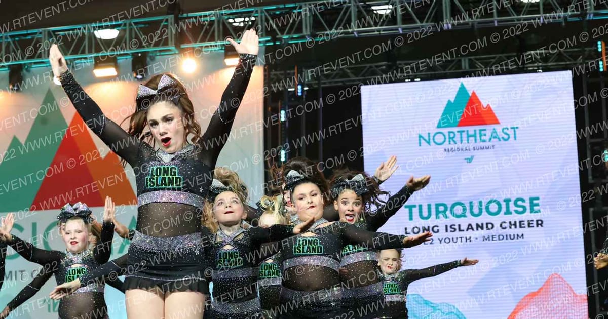 Long Island Cheer Turquoise · The Northeast Regional Summit