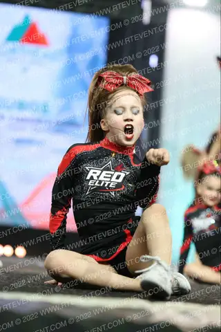 Red Elite Cheerleading Surge