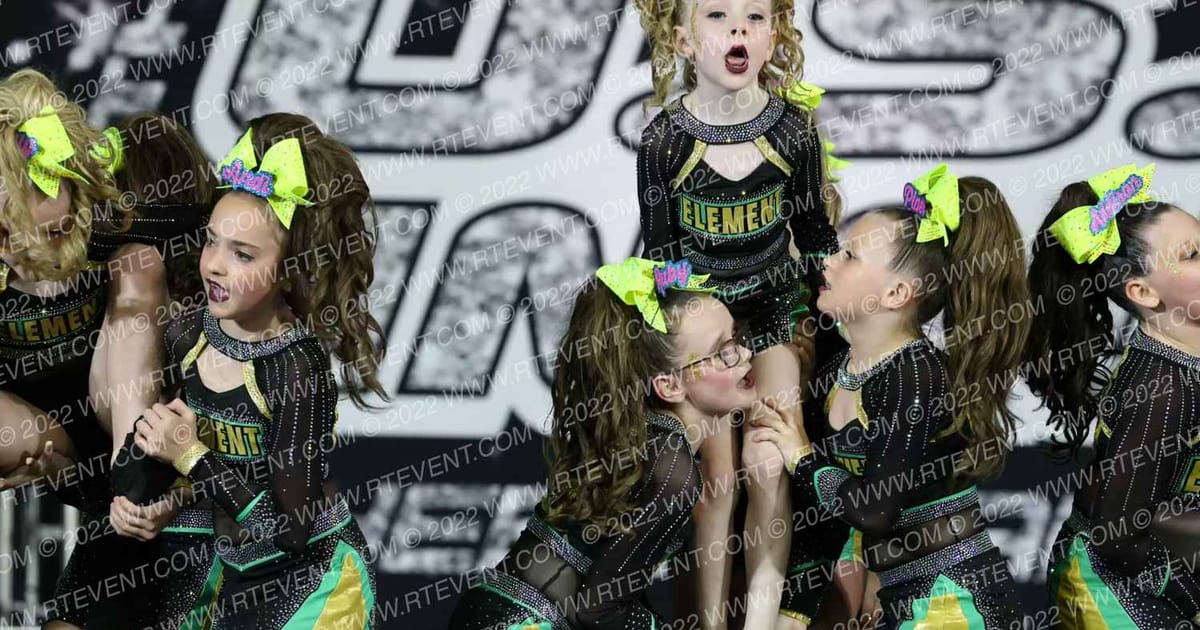 Element Elite Tumbling & Cheer Neon · The US Finals Louisville