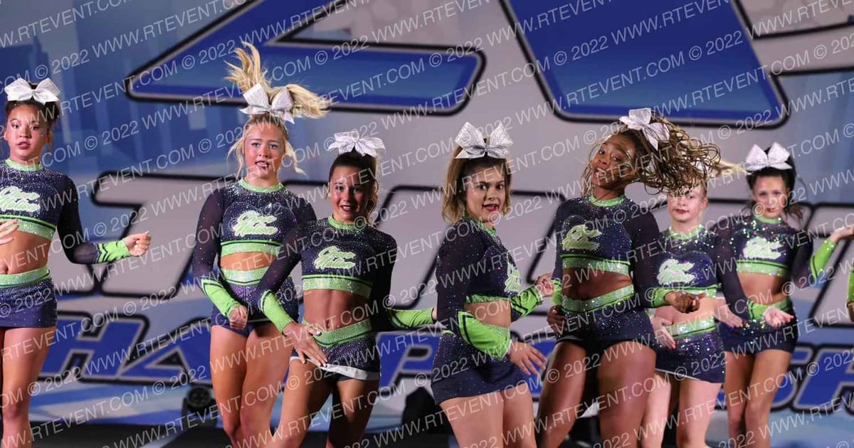 Cheer Nation Athletics AQUA · Athletic Ft Walton Beach Nationals