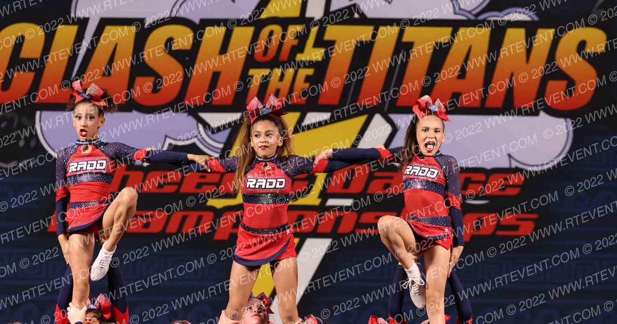 RADD Cheer Blue Angels · ASC Clash of the Titans Tampa Photo