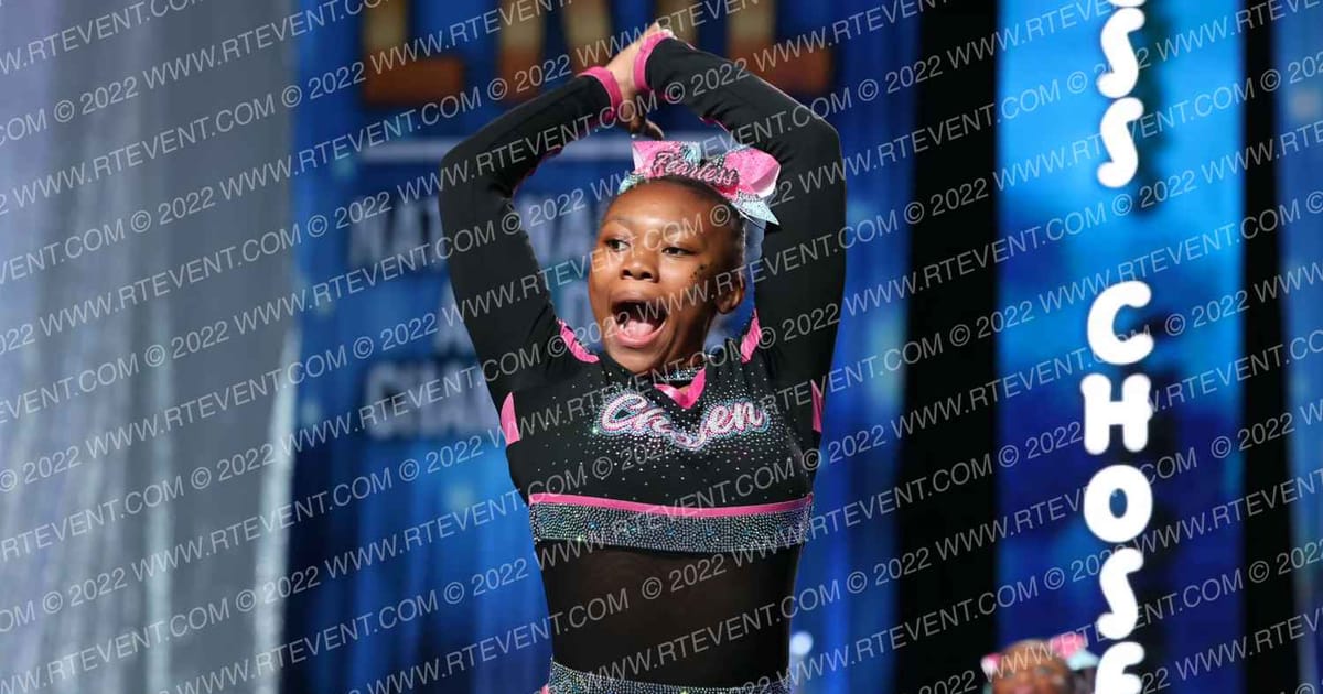 Faith Over Fear Athletics Fearless Chosen · Lake Erie National Cheer and Dance Championships