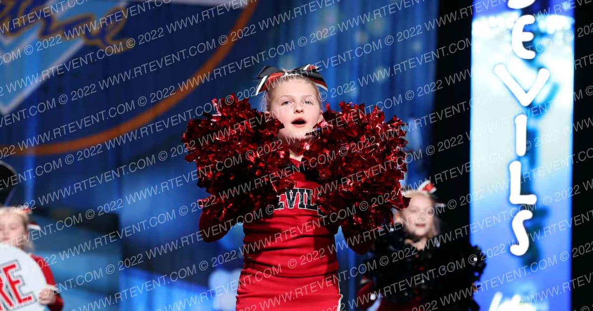 Red Devil Cheerleading MINI DEVILS · Lake Erie National Cheer and Dance Championships