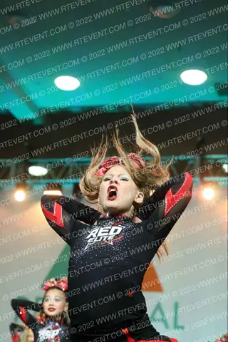 Red Elite Cheerleading Surge