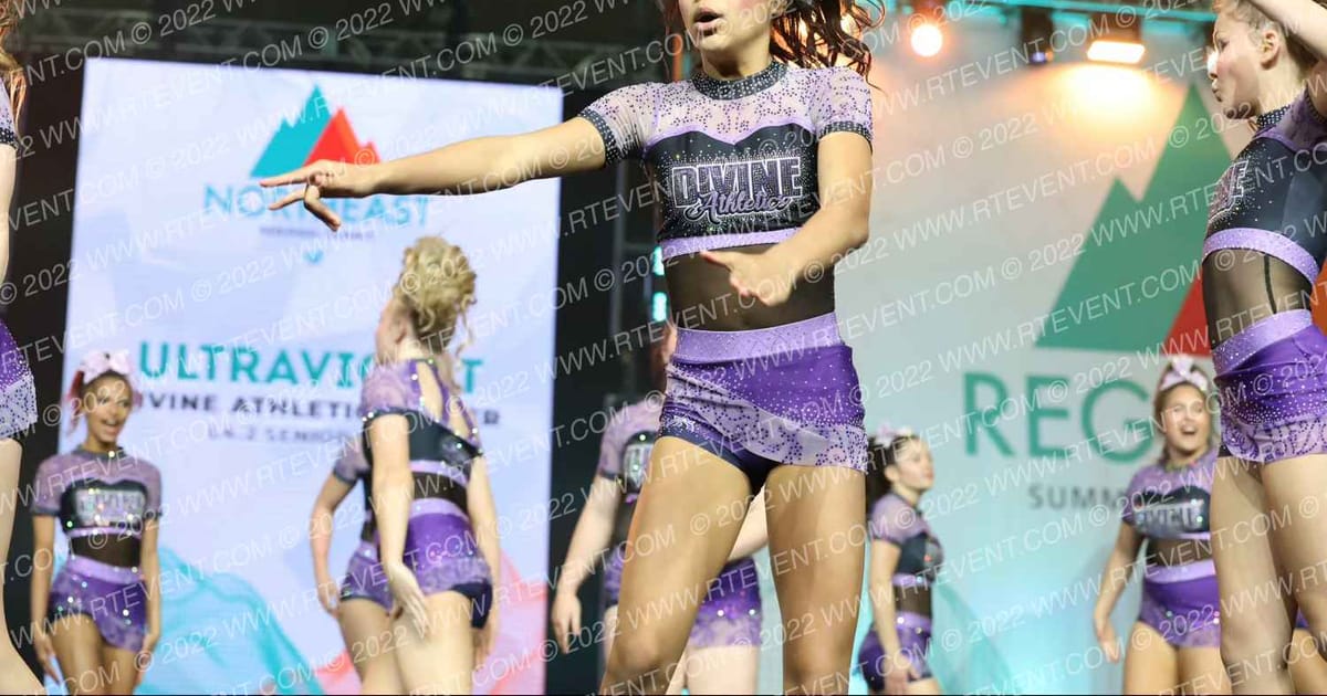 Divine Athletics Cheer Ultraviolet · The Northeast Regional Summit