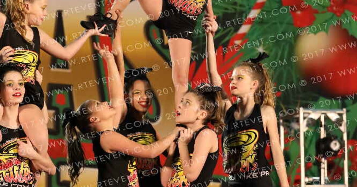 Tumble Tech Twisters Rain · American Cheer Power Gatlinburg