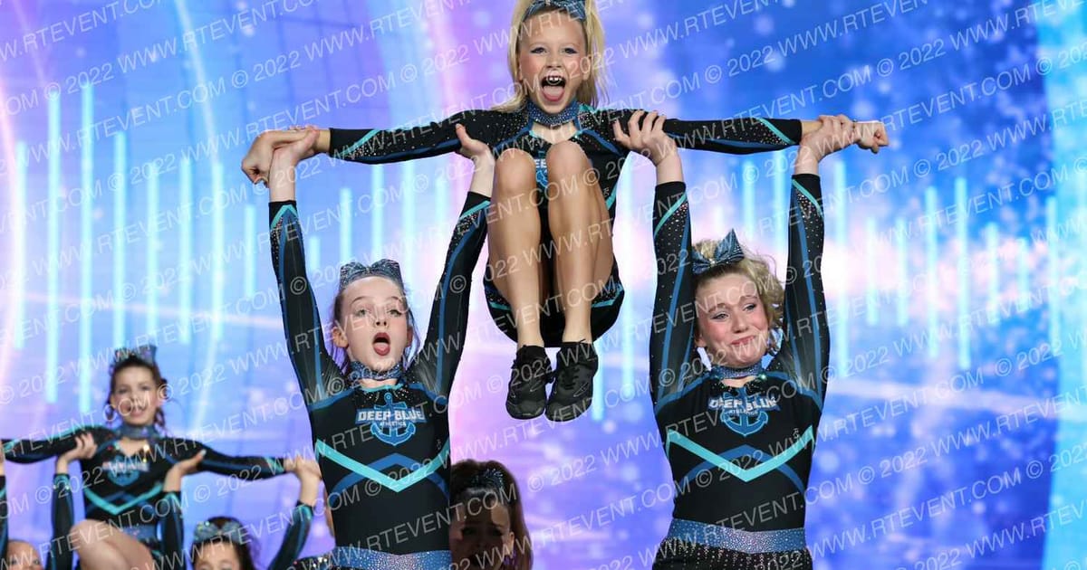 Deep Blue Athletics Aquamarine · All Star World Championships Thursday