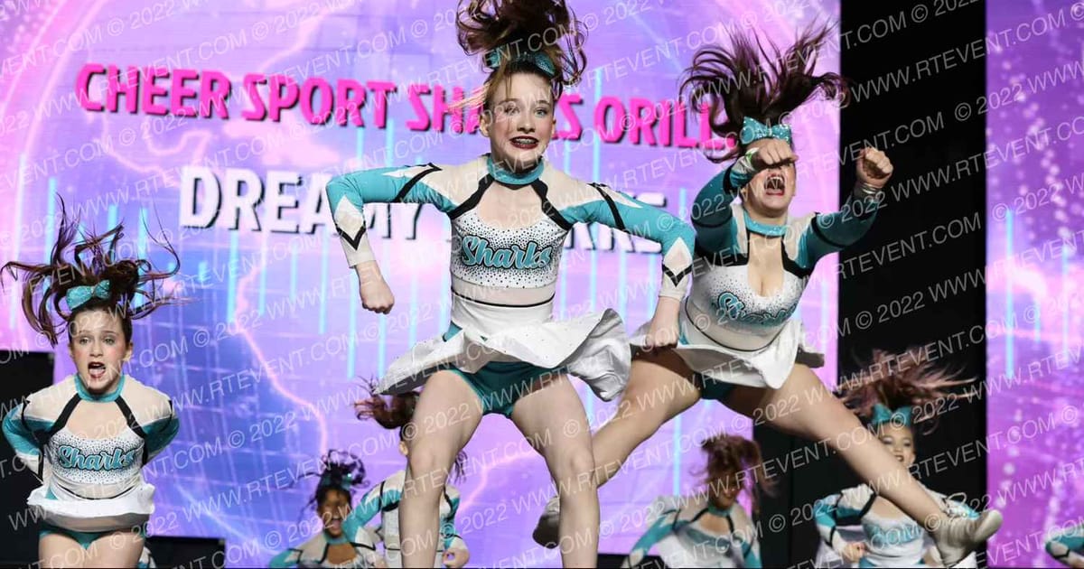 Cheer Sport Sharks Orillia Dreamy Sharks · All Star World Championships Thursday