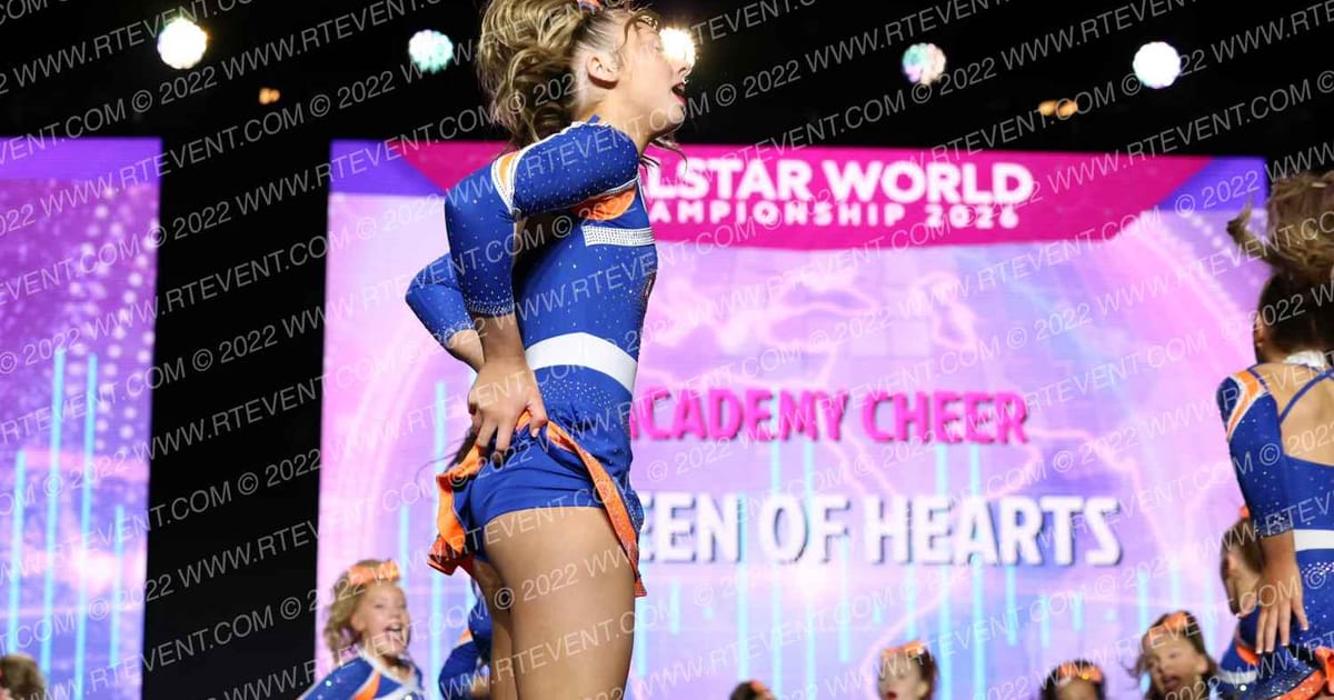 Academy cheer Queen of hearts · All Star World Championships Thursday