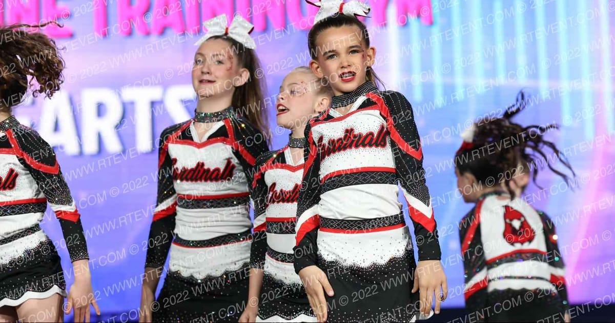 The Cheer Combine Training Gym Red Hearts · All Star World Championships Thursday