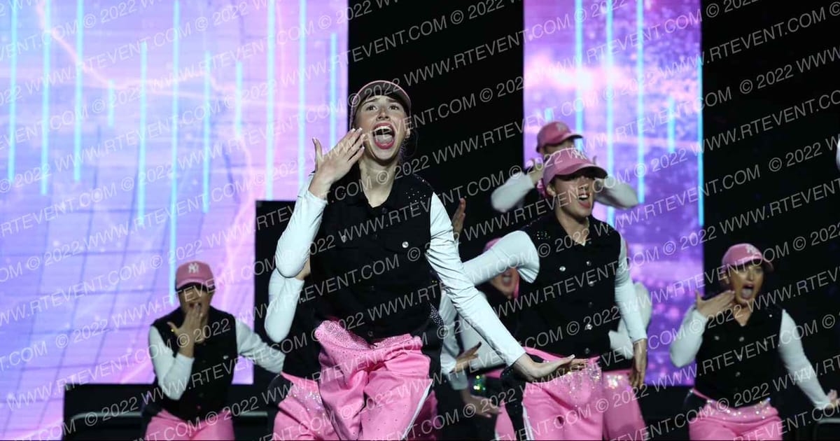 CCD Clarets cheer and dance Rage · All Star World Championships Thursday