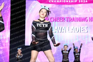 Top Cheer Training Hub Lava ladies