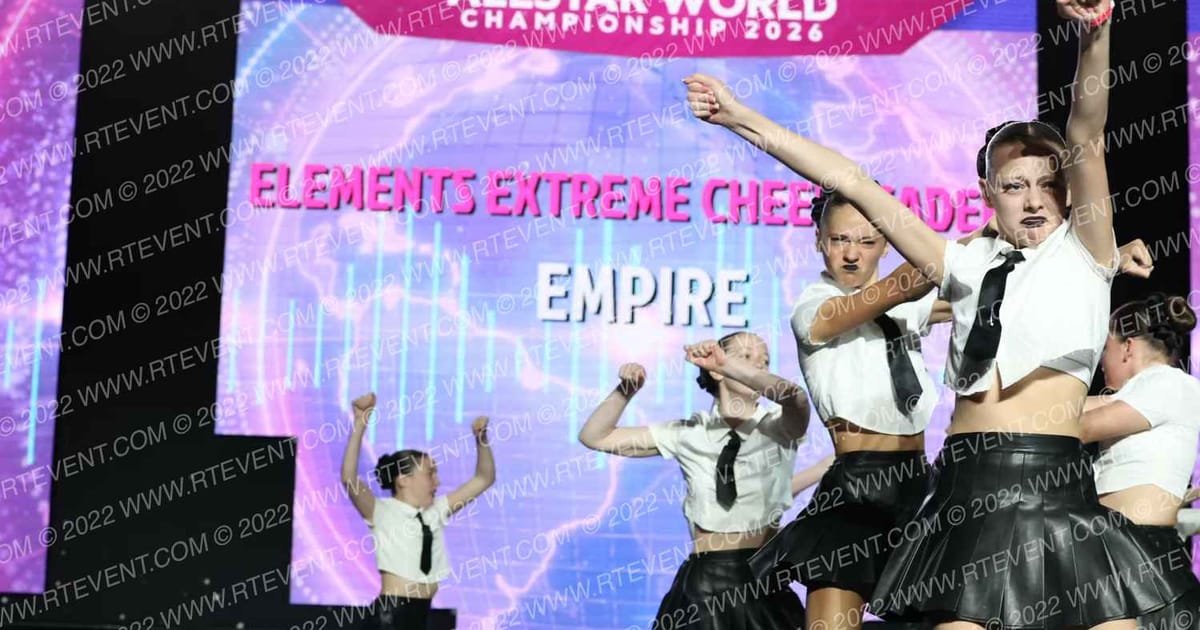 Elements Extreme cheerleaders Empire · All Star World Championships Thursday