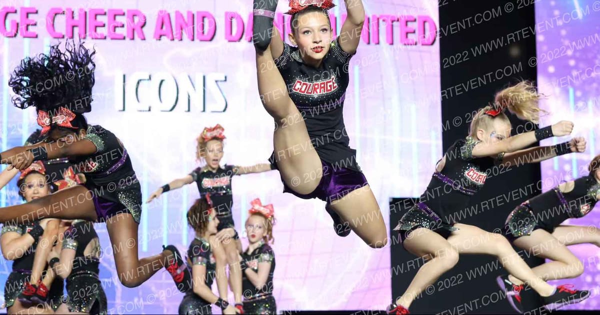 Courage Cheer and Dance United Icons · All Star World Championships Thursday