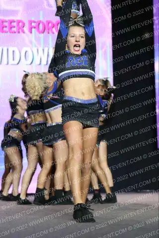 Athletic Cheer Force Black Widows