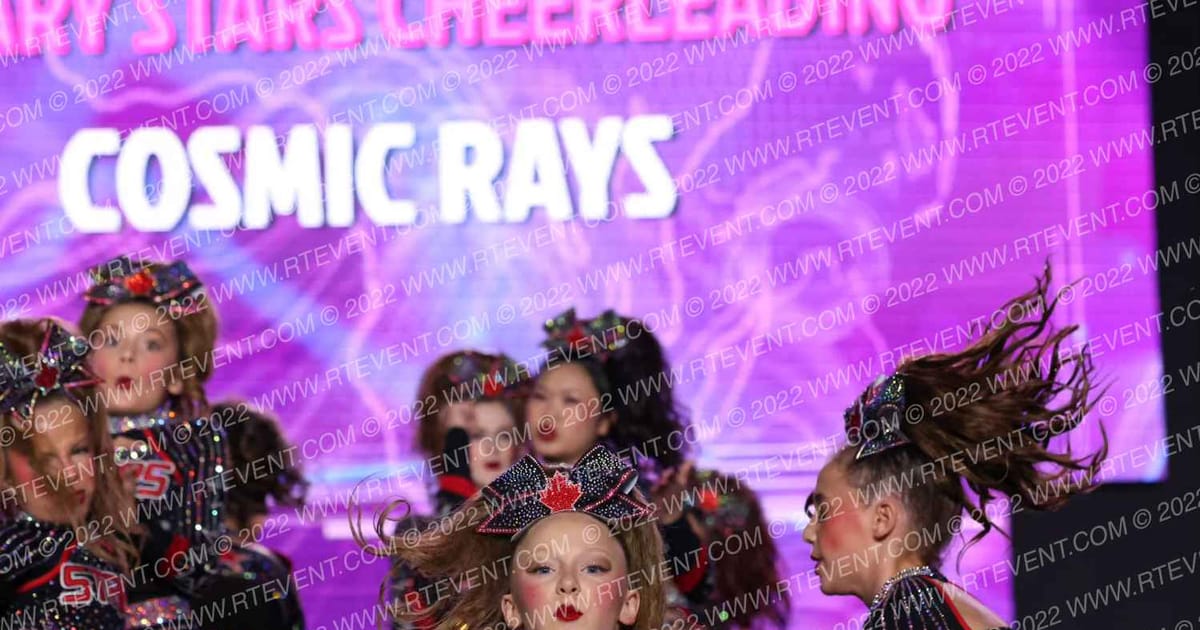 Calgary Stars Cheerleading Cosmic Rays · All Star Worlds Friday
