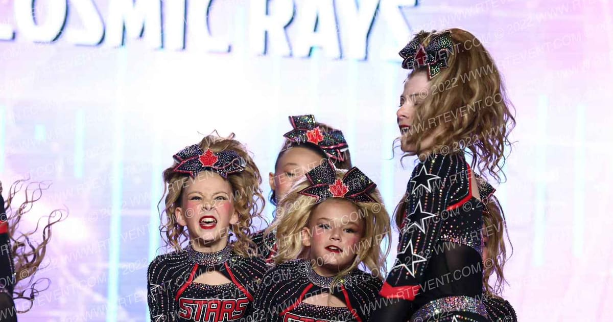 Calgary Stars Cheerleading Cosmic Rays · All Star World Championships Thursday