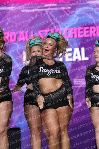 Sanford All-Star Cheerleading Lady Teal
