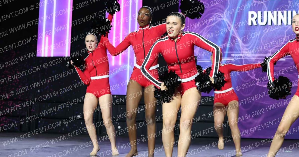 The Dance Collective All Star Dance Team Running · All Star Worlds Friday
