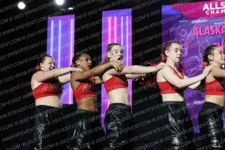 Alaska Golden Heart Cheerleading Hotshots