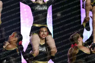 Alaska Golden Heart Cheerleading Smoke