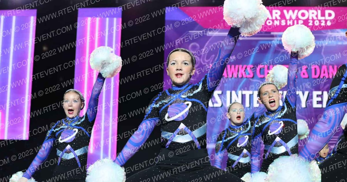 Hawks Cheer & Dance Hawks Intensity Emeralds · All Star Worlds Friday