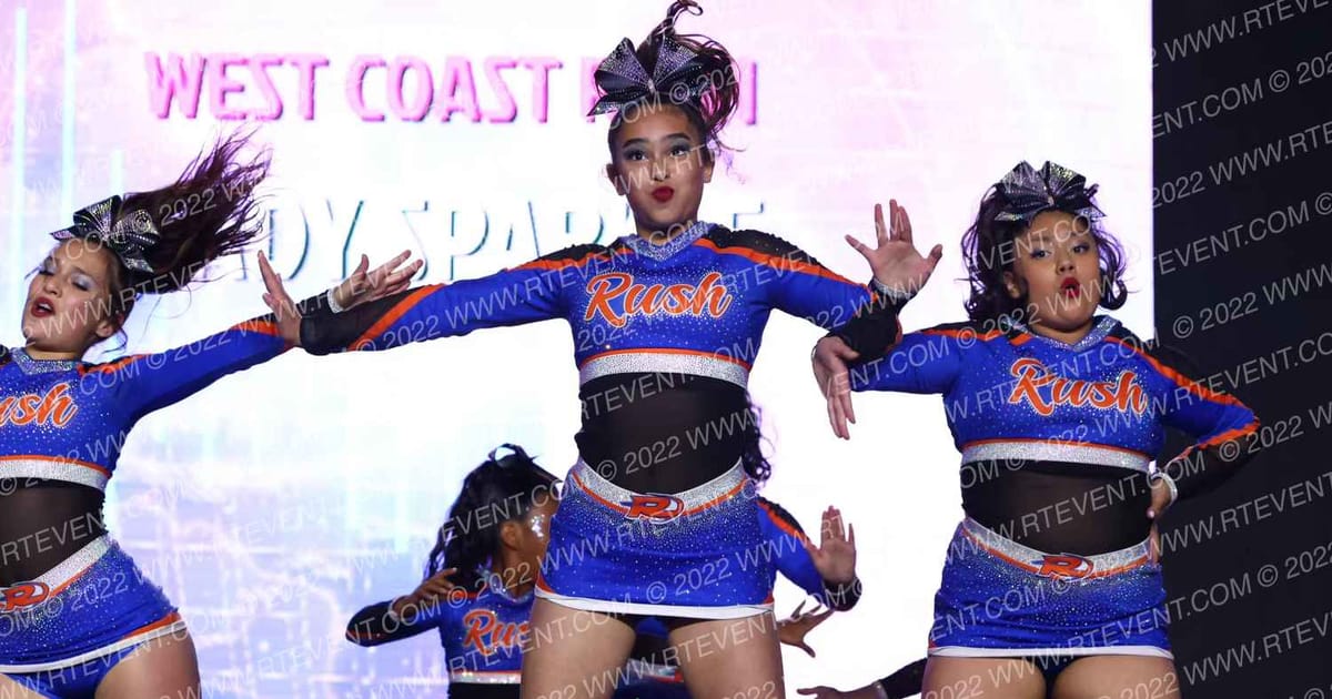 West Coast Rush LADY SPARKLE · All Star World Championships Saturday