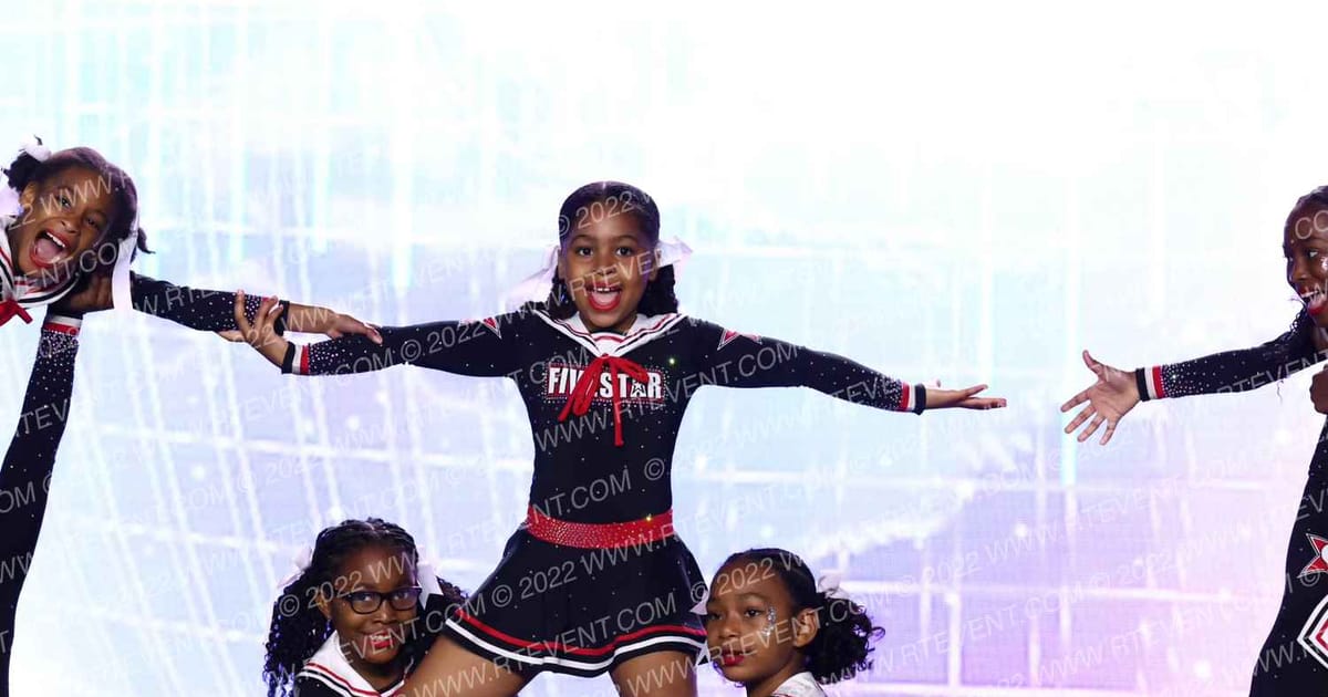 FIVE STAR ATHLETICS CHEER Mini Sailors · All Star World Championships Saturday