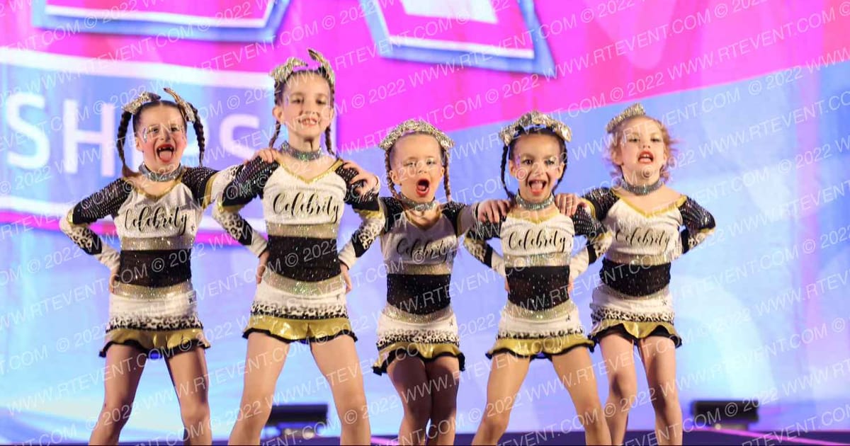 Celebrity Cheer MINI MODELS · Aloha York Showdown