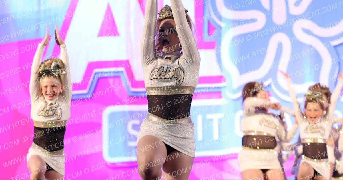 Celebrity Cheer SUPERMODELS · Aloha York Showdown