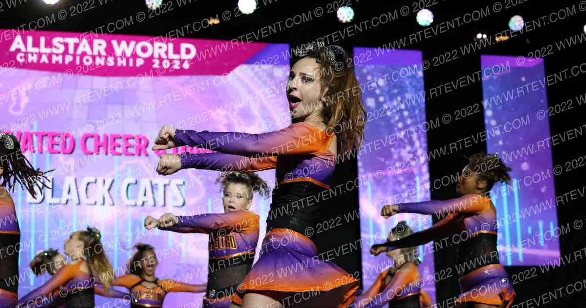 Elevated Cheer & Dance BLACK CATS · All Star World Championships Saturday
