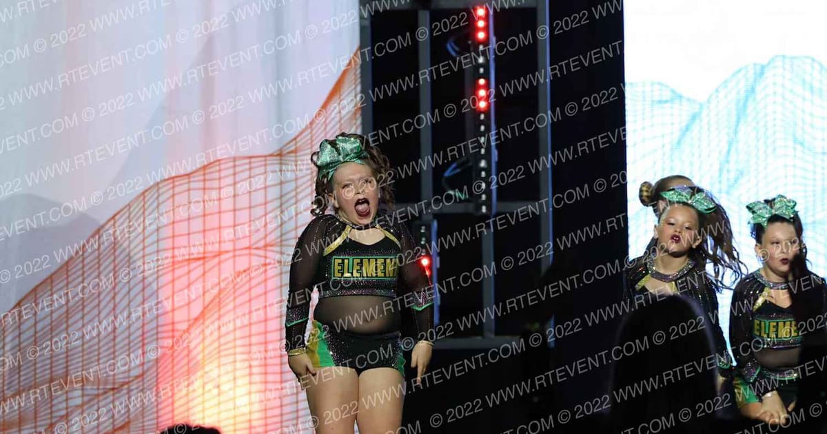 Element Elite Tumbling & Cheer Neon · The Midwest Regional Summit