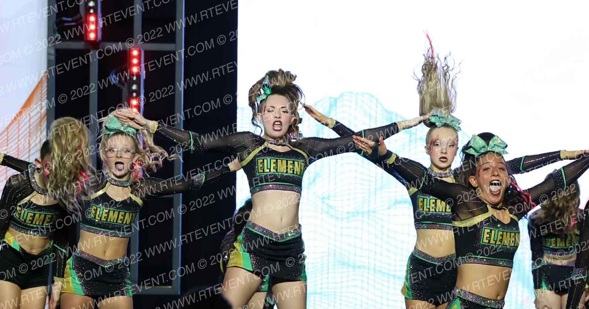 Element Elite Tumbling & Cheer Zinc · The Midwest Regional Summit