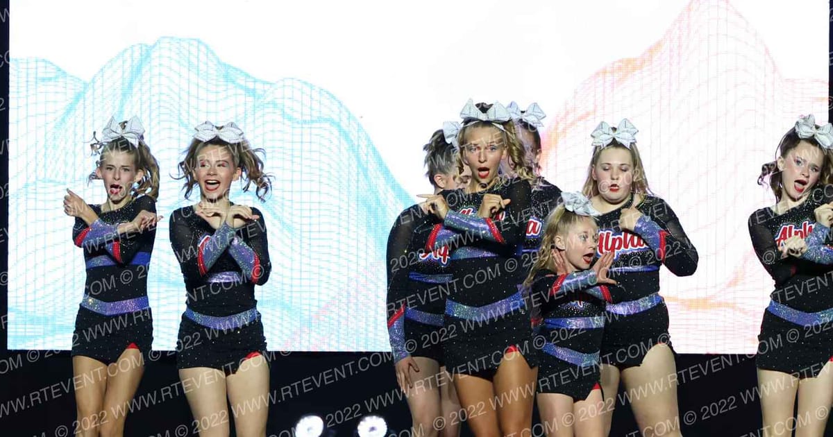 Alpha Company Tumbling and Cheer Chaos · The Midwest Regional Summit