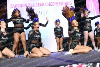 Sanford All-Star Cheerleading Aqua
