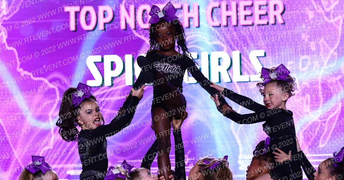Top Notch Cheer Spice Girls · All Star World Championships Sunday