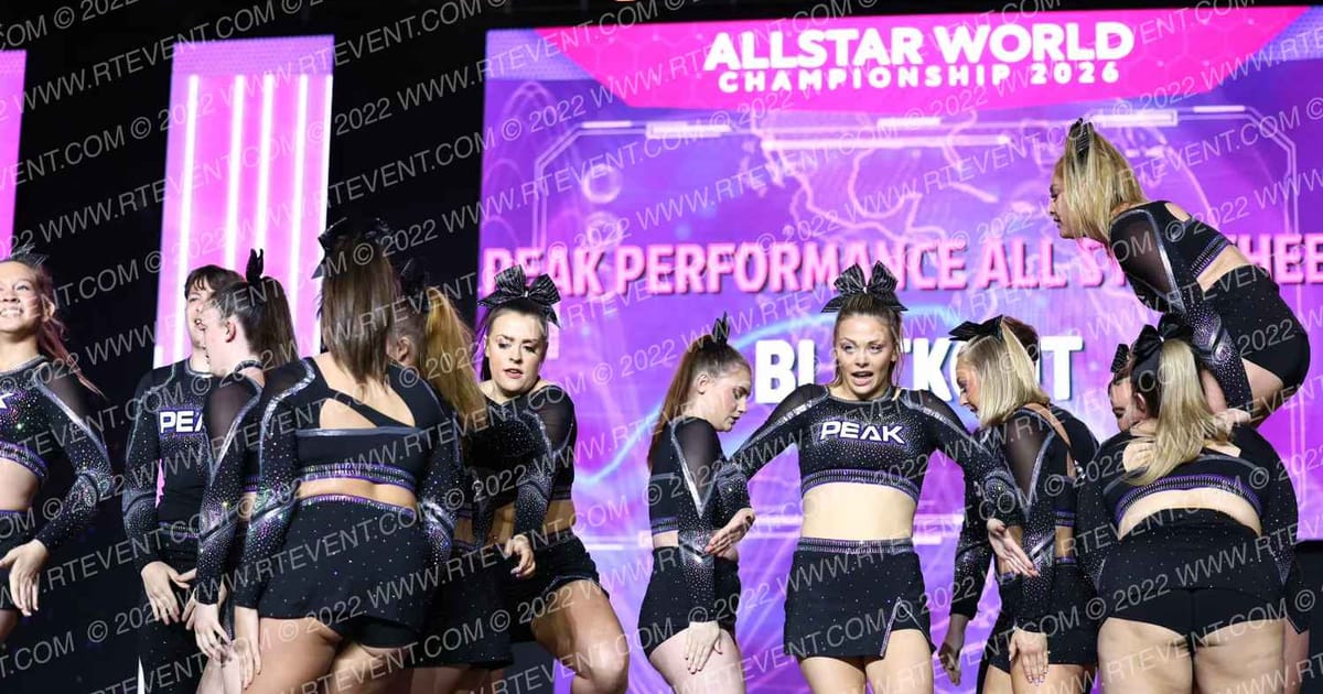 Peak Performance All Star Cheer Blackout · All Star World Championships Sunday