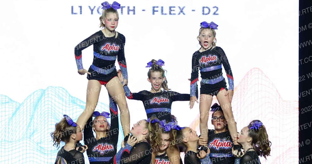 Alpha Company Tumbling and Cheer Chaos · The Midwest Regional Summit