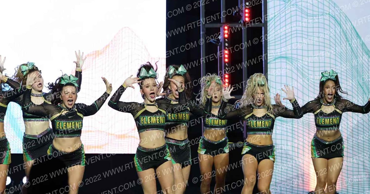 Element Elite Tumbling & Cheer Chromium · The Midwest Regional Summit