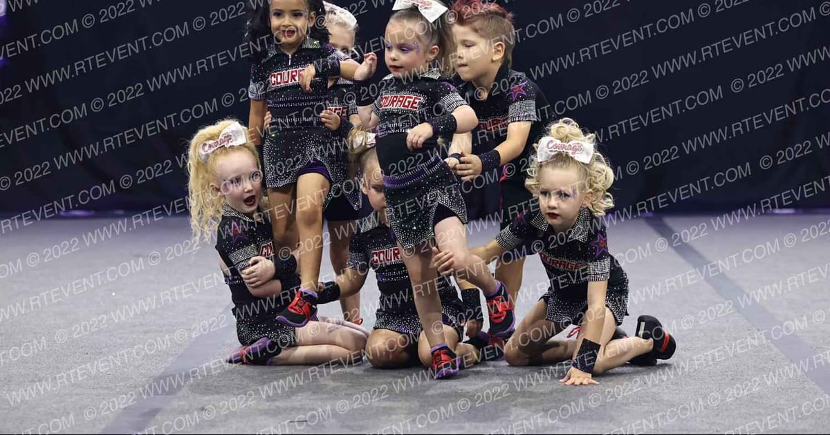 Tiny Spotlights Courage Cheer and Dance United · Prep and Rec Grand Nationals Sound Stage Twenty One Saturday