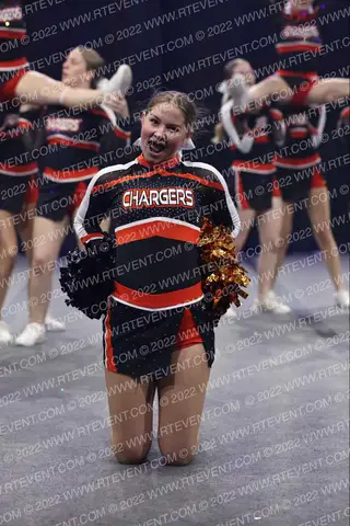 Chargers Dodgeville Youth Mustang Cheer