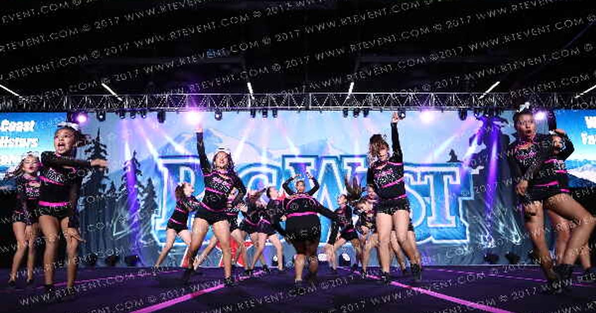 West Coast Fame Allstars Cheer XOXO · Pacwest Portland Grand Nationals CORRECTED