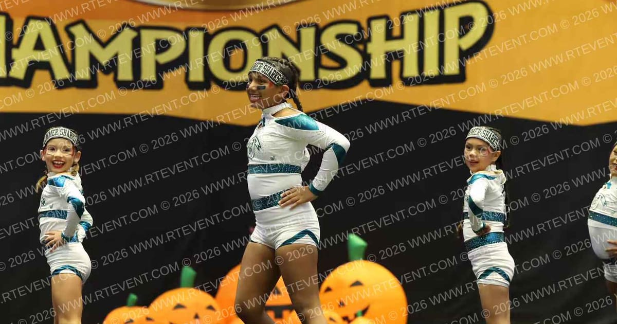 Cheer Coast Tropics Hammer Sharks · ACP Halloween Challenge