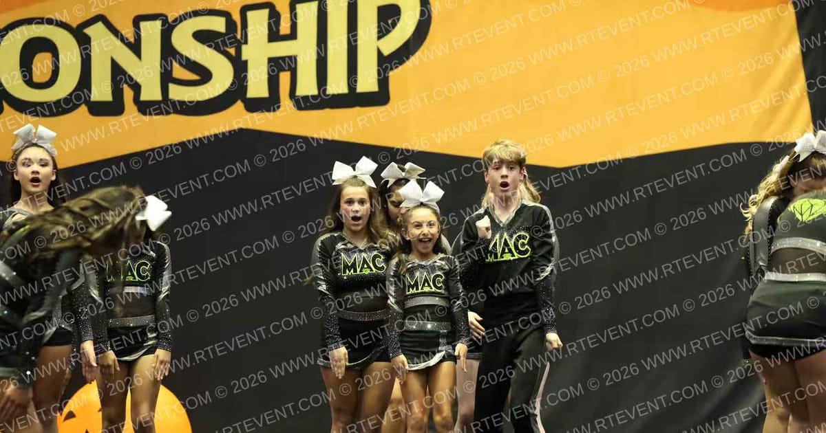 Modern American Cheer Black · ACP Halloween Challenge