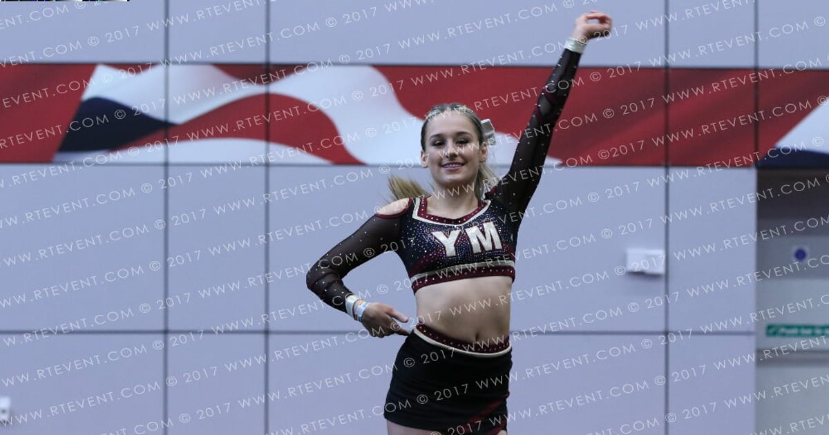 Yorkshire Martyrs Cheerleading and Dance School Millie Carter · Circus Spectacular Arena 2