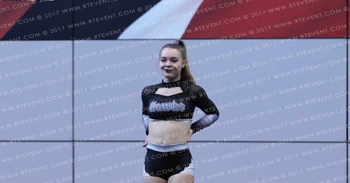 Hartlepool Hawks Cheerleading Academy Faith Evans · Circus Spectacular Arena 2