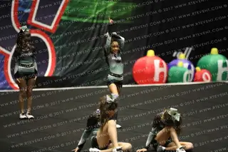 Amy's Athletics Show Gunn Cheer Teal Steal